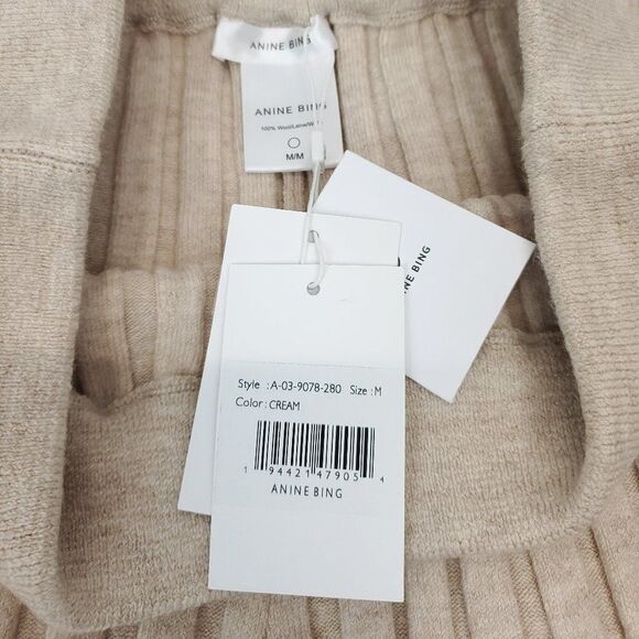 Anine Bing 100% Wool Ribbed Val Pants Size Medium - Picture 14 of 14